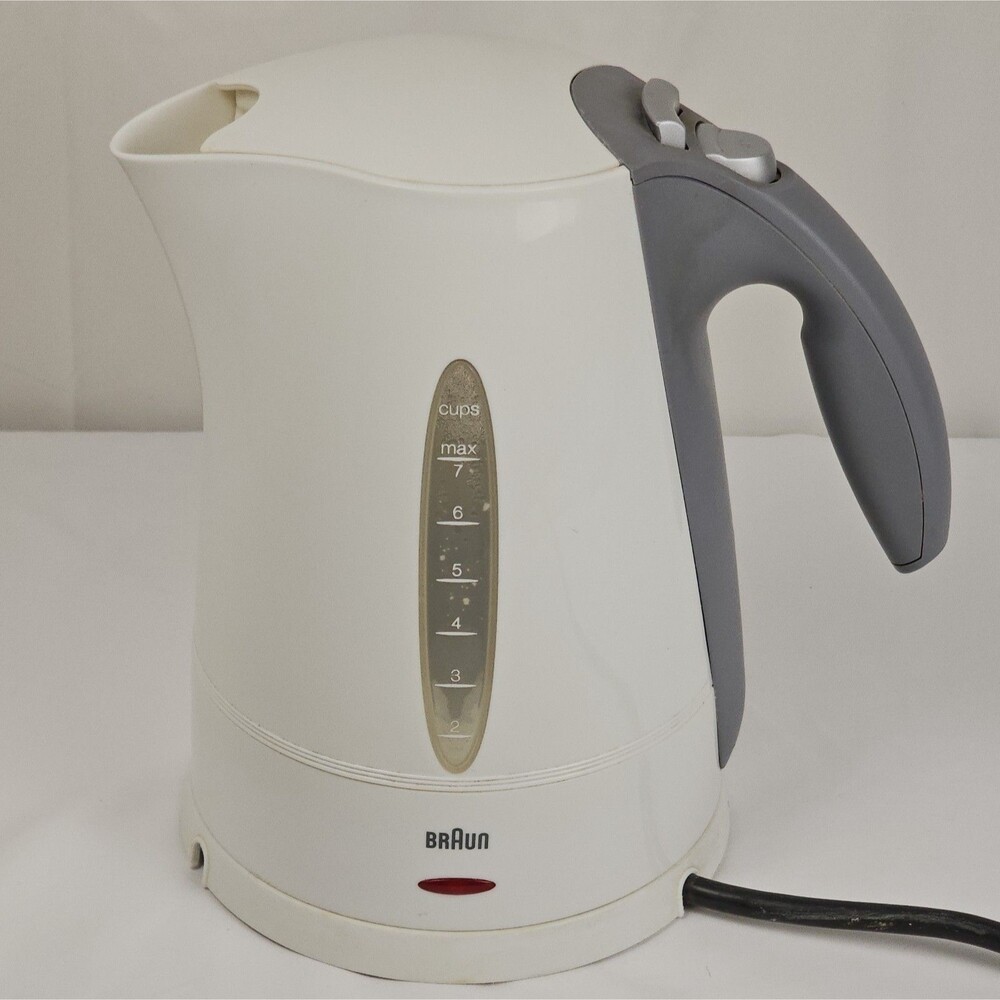 Braun WK 200 7 Cup Electric Water Kettle Type 3217 S20 Germany Tested Working